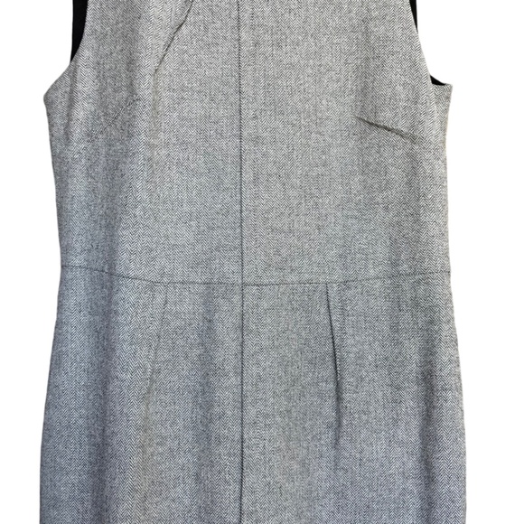 Banana Republic | Women's Pleat Neck Flannel Dress - Picture 10 of 15